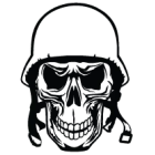 Наклейка «Army Skull v2»
