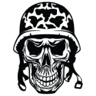 Наклейка «Army Skull v3»