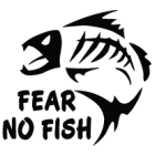 Наклейка «Fear No Fish»