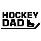 Наклейка «Hockey Dad v8»