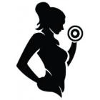 Наклейка «Fitness Girl v4»