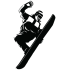 Наклейка «Snowboarder»