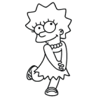 Наклейка «Lisa Simpson»