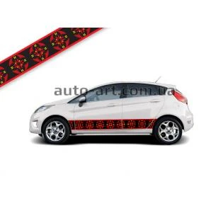 Автовышиванка Полоски U_05