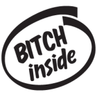 Наклейка «Bitch Inside»