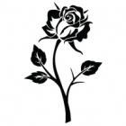 Наклейка «Роза»