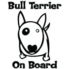 Наклейка «Bullterrier on board»
