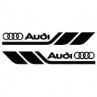 Набір наклейок «Audi» 2 шт.