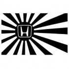 Наклейка «Honda JDM Флаг»
