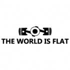Наклейка «The World Is Flat»