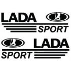 Набір наклейок «LADA Sport» 2 шт.