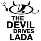 Наклейка «Devil Drives LADA»