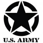 Наклейка «Jeep Star U.S. Army»