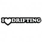Наклейка «I Love Drifting»