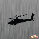 Наклейка «Ударный вертолет Apache v3»