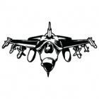 Наклейка «F-16 Fighting Falcon v2»