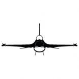 Наклейка «F-16 Fighting Falcon v3» Наклейка «F-16 Fighting Falcon v3»