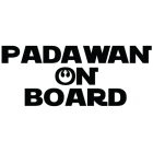 Наклейка «Padawan on board»