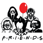 Наклейка «Friends Horror»