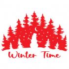 Наклейка «Winter Time»