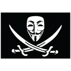 Наклейка «Anonymous Flag»