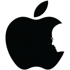 Наклейка «Apple Steve Jobs»
