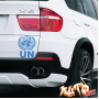 Наклейка «UN United Nations ООН»