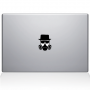 Наклейка для MacBook «Heisenberg Противогаз»