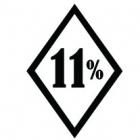 Наклейка «11%»