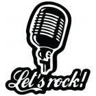 Наклейка «Let's Rock!»