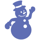 Наклейка «Снеговик»