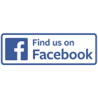 Наклейка «Find Us on Facebook»