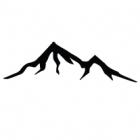 Наклейка «Горы»