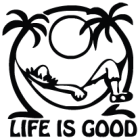 Наклейка «Life is Good»
