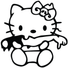 Наклейка «Hello Kitty ZS»