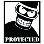 Наклейка «Bender Protected»
