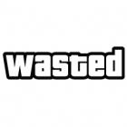 Наклейка «Wasted»