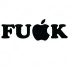 Наклейка «Fu*k Apple»