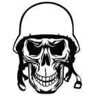 Наклейка «Army Skull v2»