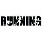 Наклейка «Running»