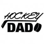 Наклейка «Hockey Dad v6»