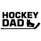 Наклейка «Hockey Dad v8»