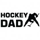 Наклейка «Hockey Dad v9»