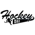 Наклейка «Hockey Dad v11»
