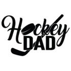 Наклейка «Hockey Dad v12»