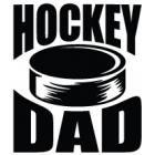 Наклейка «Hockey Dad v13»