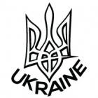Наклейка «Тризуб Ukraine»