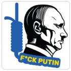 Наклейка «Fck Putin»